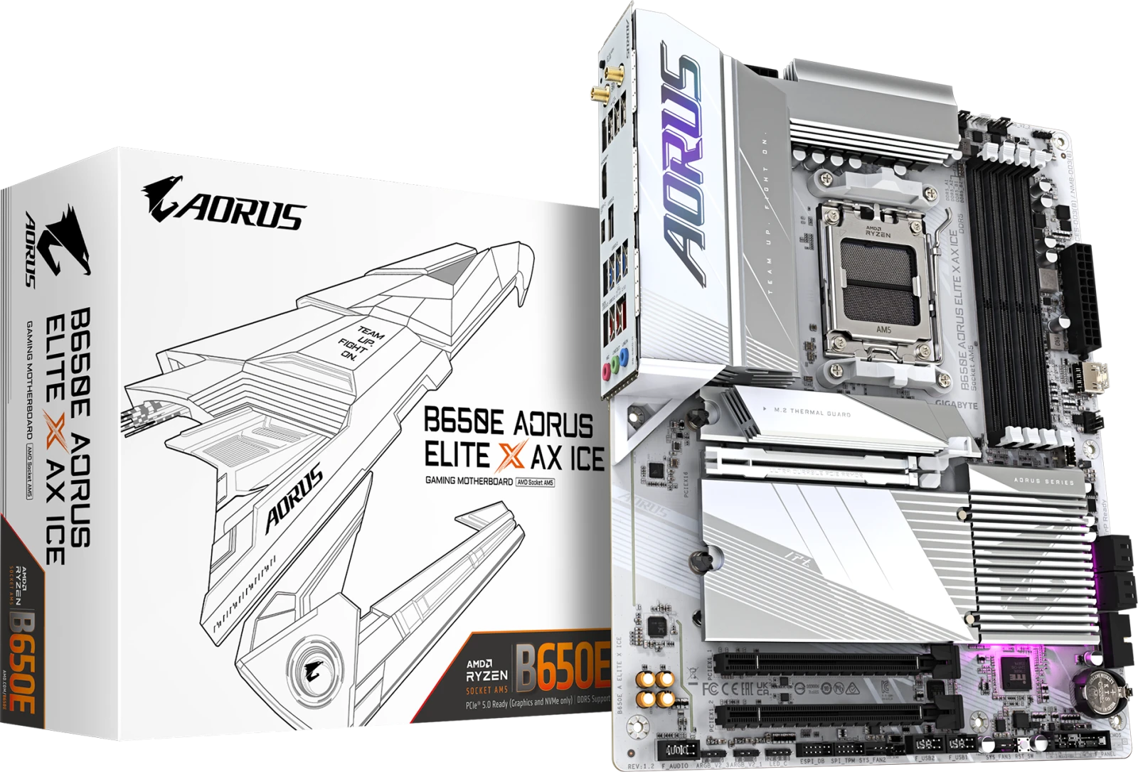 Gigabyte B650E AORUS ELITE X AX ICE (Rev. 1.2)